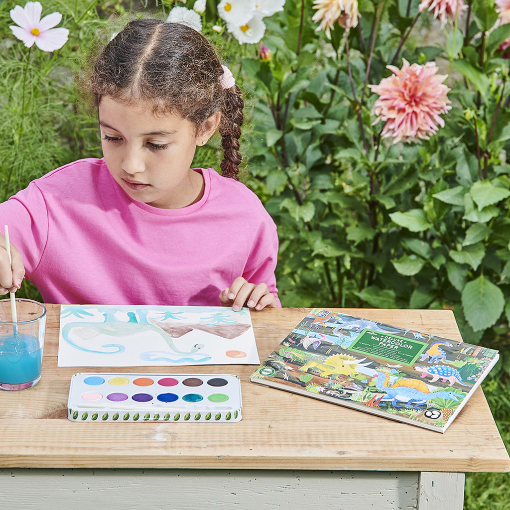 eeBoo Akvarelpapir, Dinosaur