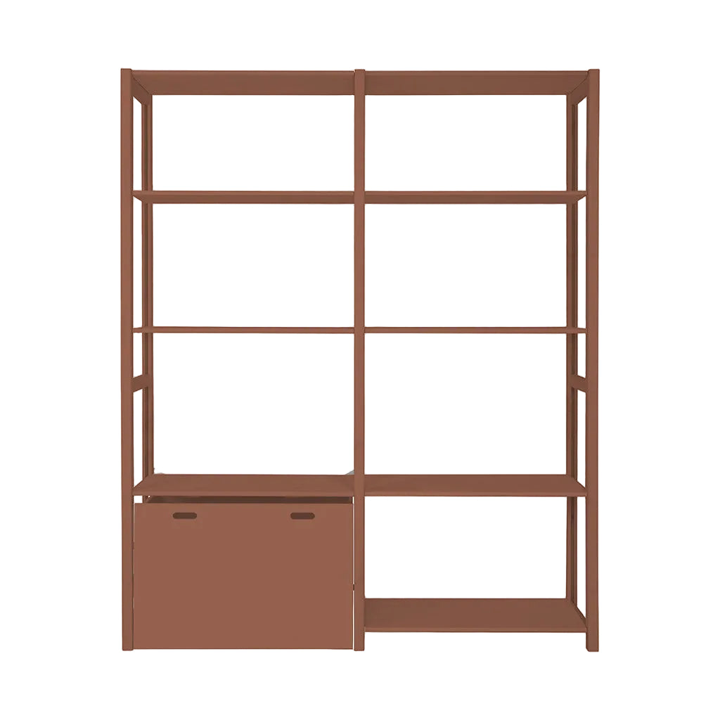 By Aulum Eshøj reol med opbevaring, flere str. - Rusty