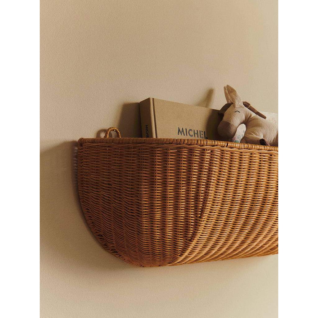 ferm Living flettet kurv, Braided natural - 75 x 25 cm
