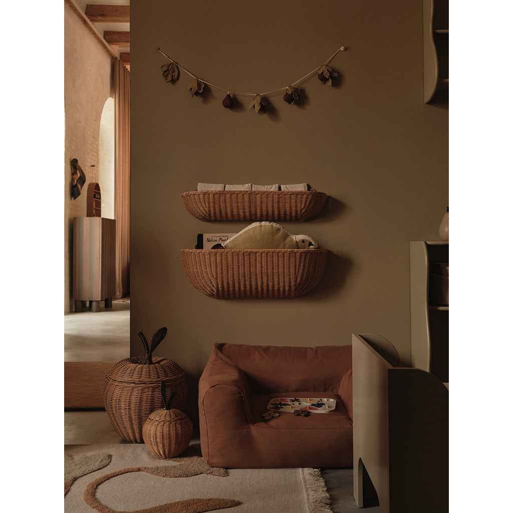 ferm Living sækkestol, Billow Bean Bag - Tan