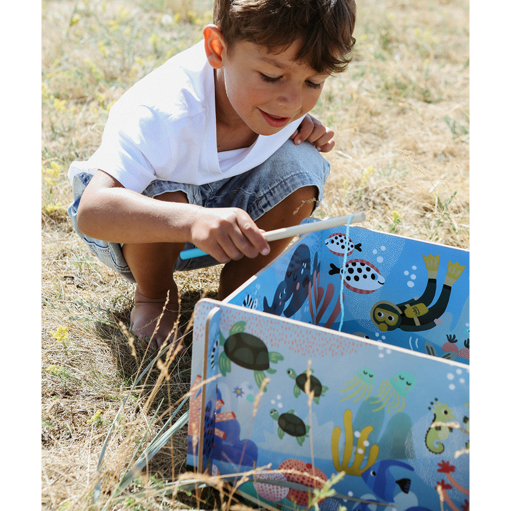 Vilac fiskespil i træ med magneter, Michelle Carlslund - Fiskedam