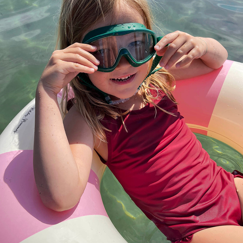 Petites Pommes svømmebrille, 3-8 år - Cannes blue