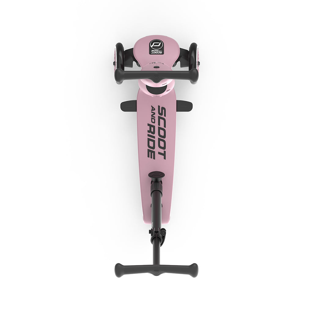 Scoot and Ride, Highway Kick 1, Push & Go scooter m skubbestang - Wildberry