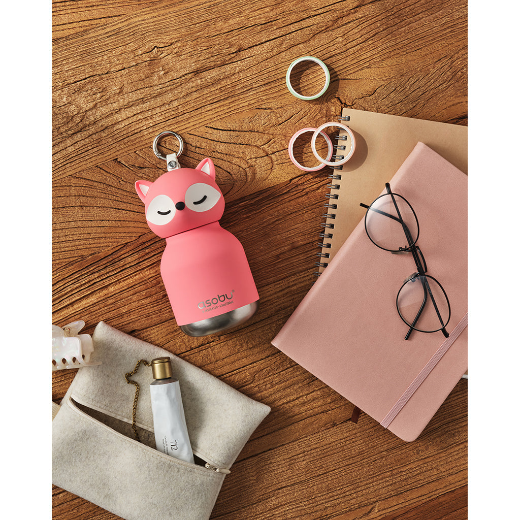 Asobu Bestie Mini termo drikkedunk m. nøglering, 200 ml. - Ræv