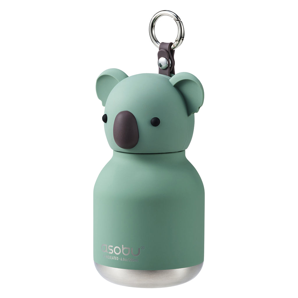 Asobu Bestie Mini termo drikkedunk m. nøglering, 200 ml. - Grøn Koala