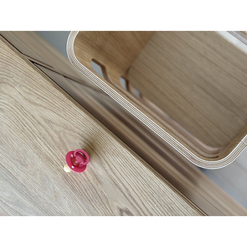 Curve-Lab, Læringstårn, Birk m. overflade af egetræ