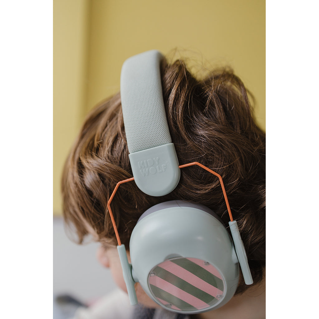 Kidynoise, Støjreducerende høreværn til børn, foldbar - Green