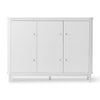 Oliver Furniture Wood multiskab m. 3 døre, hvid
