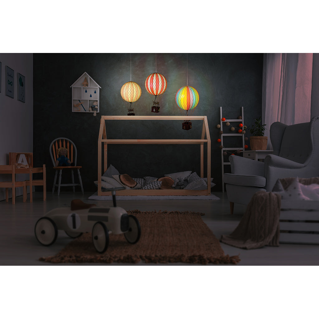 LED Luftballon, Royal Aero blue - 32 cm