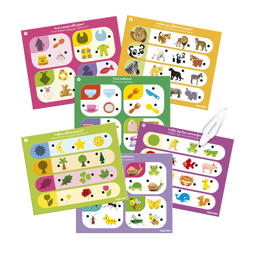 Jumbo Electro Farver og former, leg og lær (Dansk og Norsk)