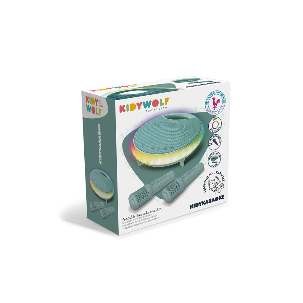 Kidykaraoke, Karaokesæt med bærbar højtaler og 2 mikrofoner