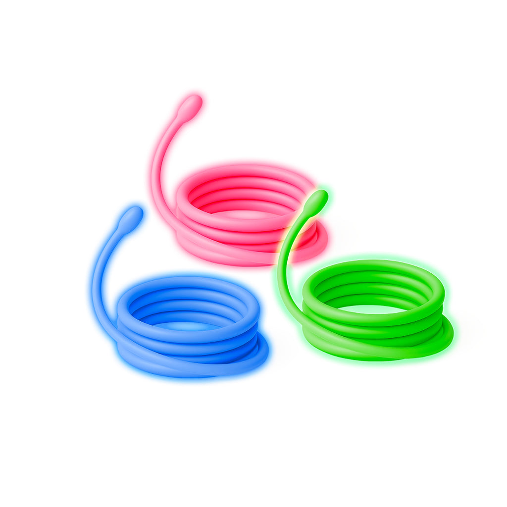 Kidyneon, DIY selvlysende billeder med neontråd, 9 stk - Big pack