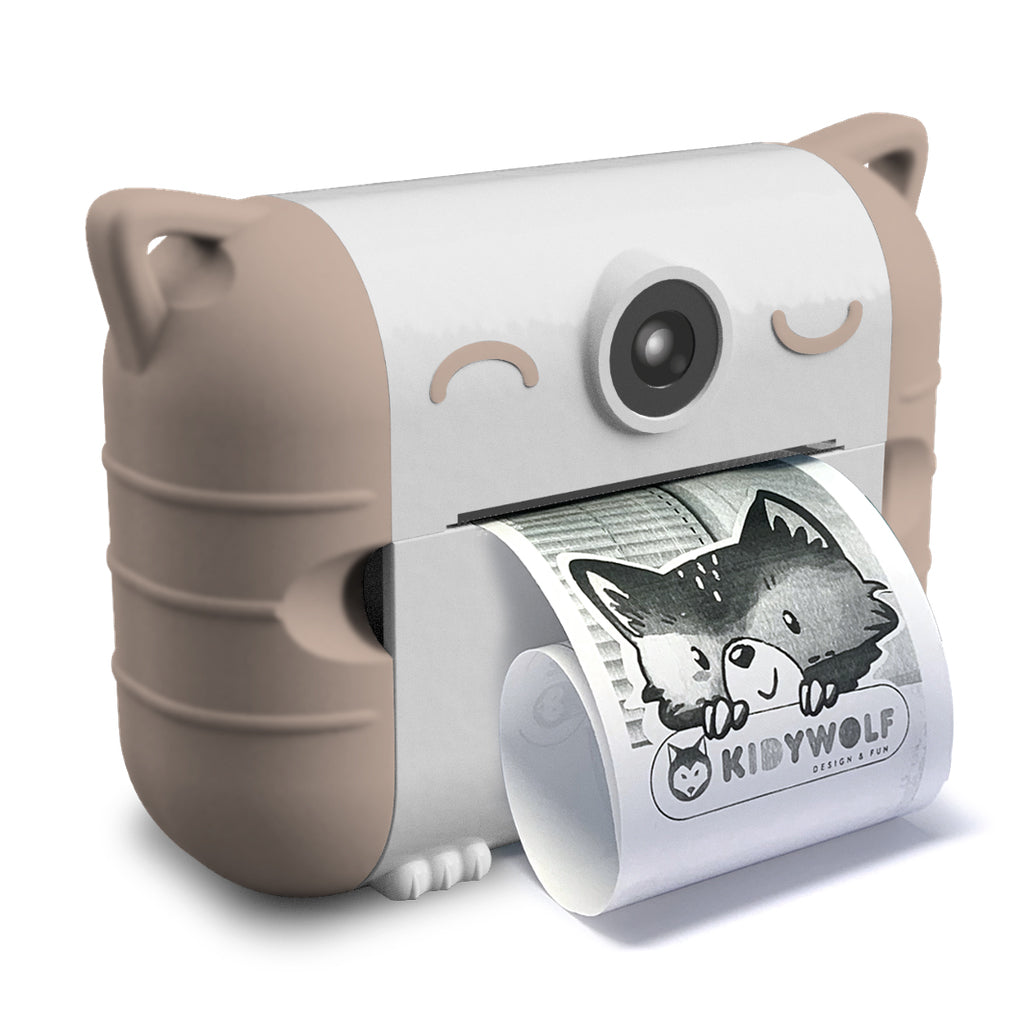 Kidywolf Kidyprint, børnekamera m print - Rosa