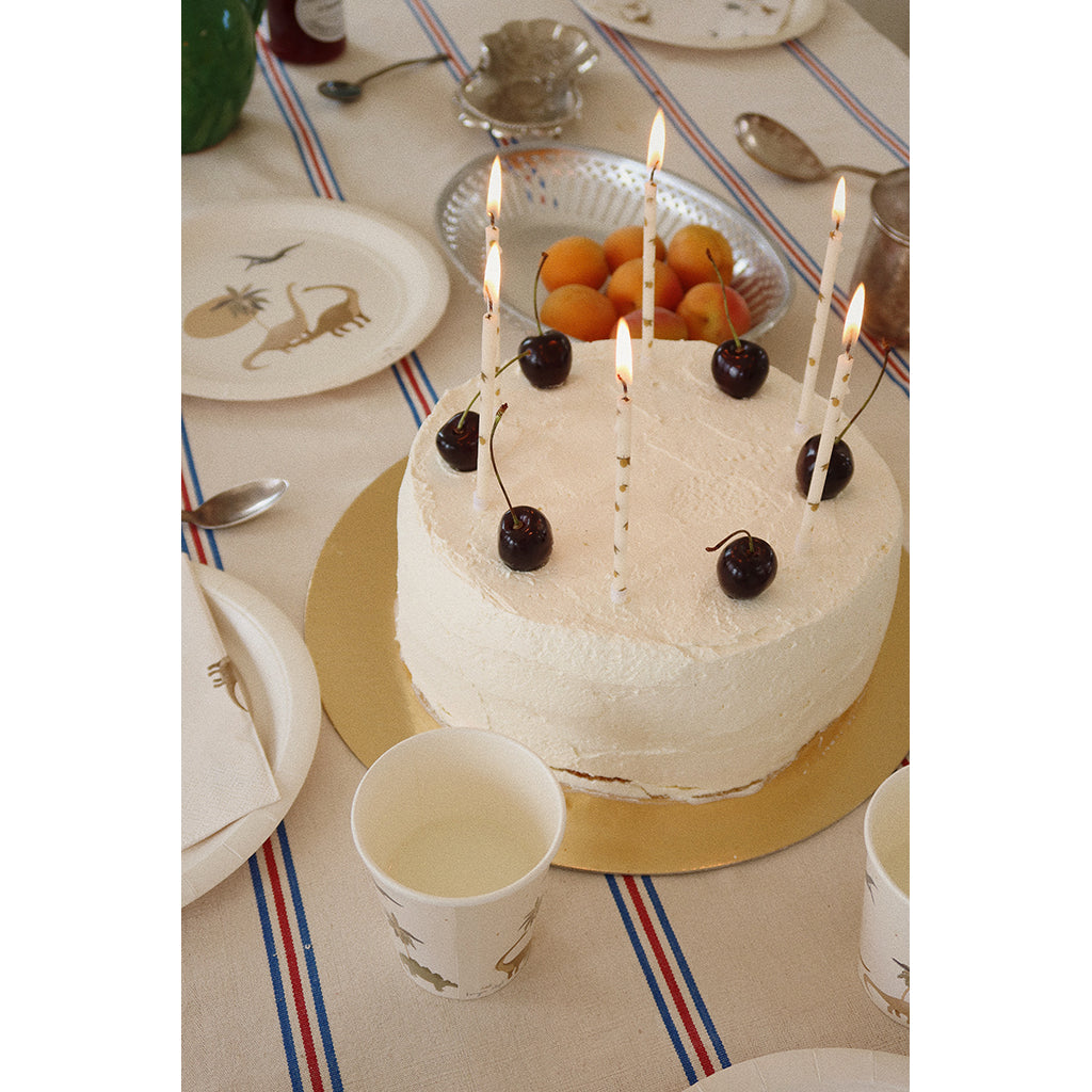 Konges sløjd Fødselsdagslys, 12 stk. - Lemon