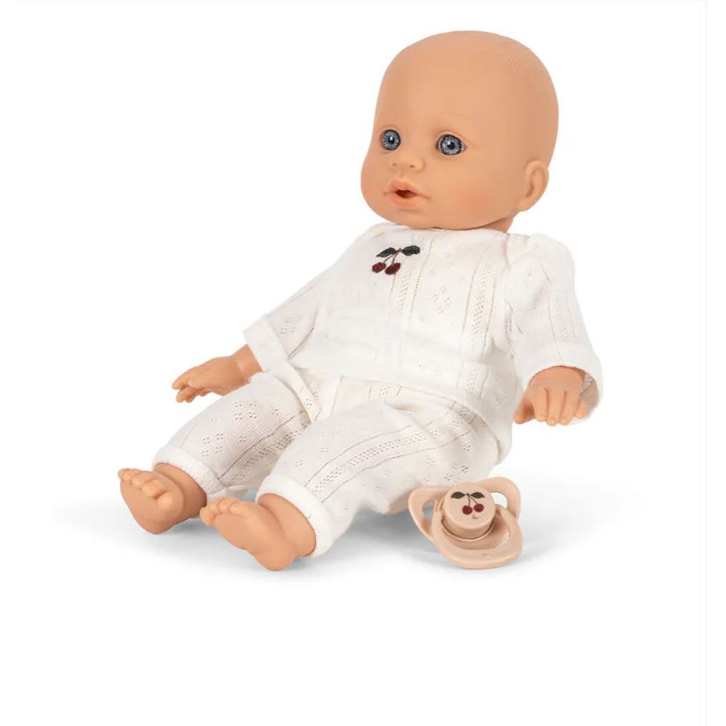 Konges Sløjd Luna babydukke i lift m. sut og dukketøj - Eksklusiv