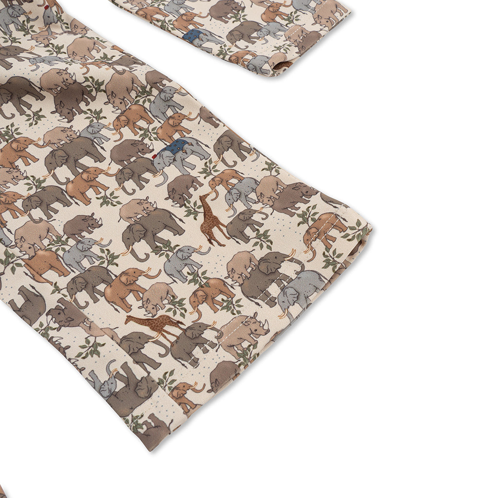 Konges Sløjd badedragt, helddragt m aftagelig flydeblokke, Safari - str. 9 mdr. - 4 år