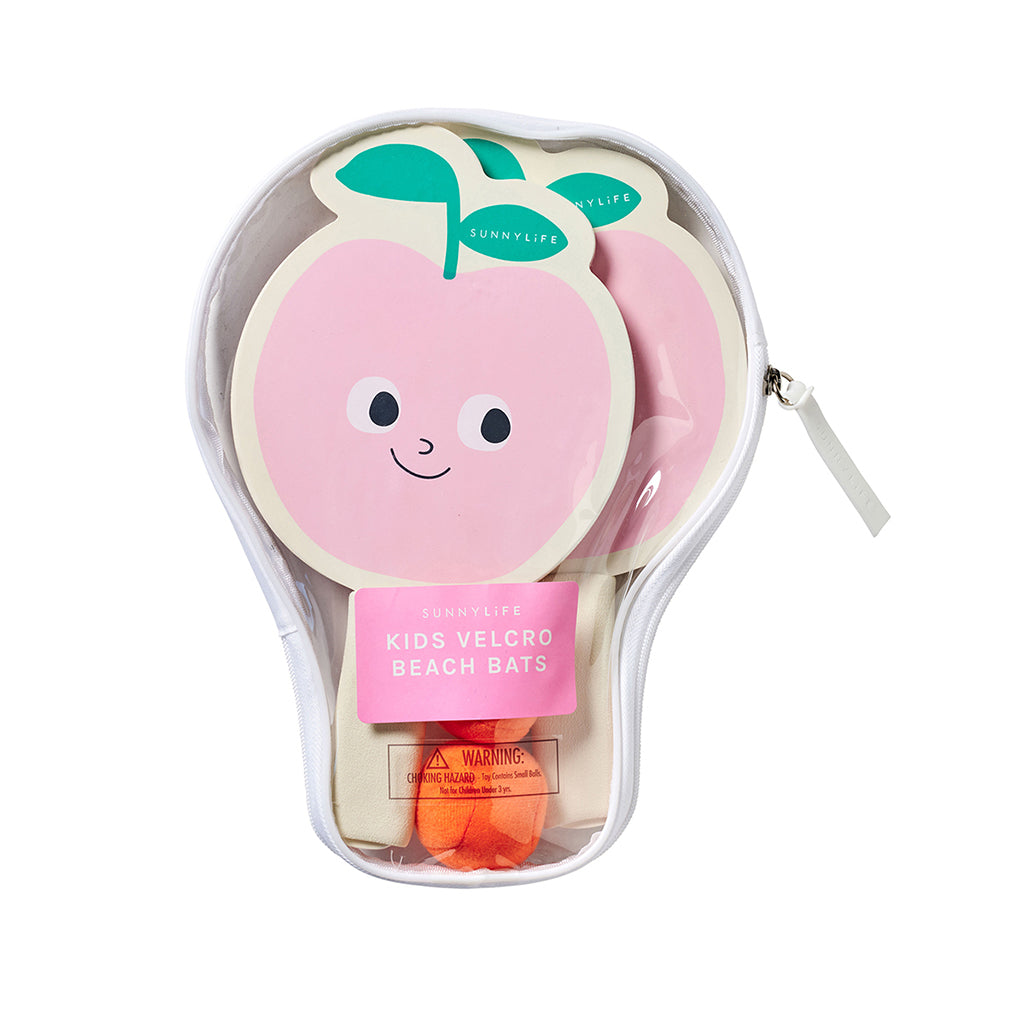 Sunnylife Kids Velcro strandtennis, Poppy the Peach