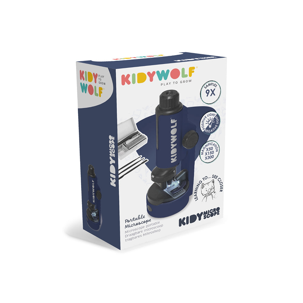 Kidywolf, Kidymicroscope - Mikroskop til børn - Blue