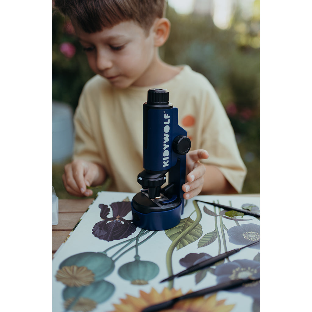 Kidywolf, Kidymicroscope - Mikroskop til børn - Blue