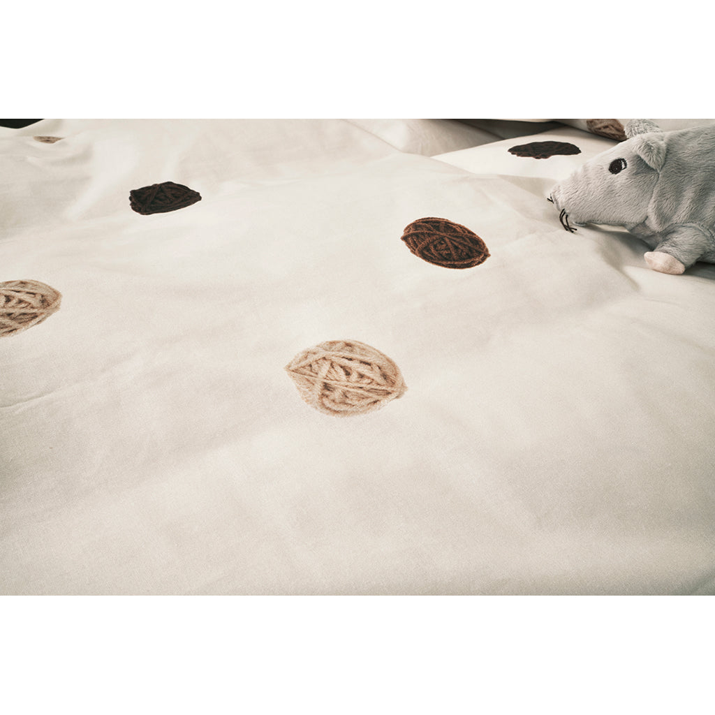 Snurk voksensengetøj, økologisk - Kitten friends