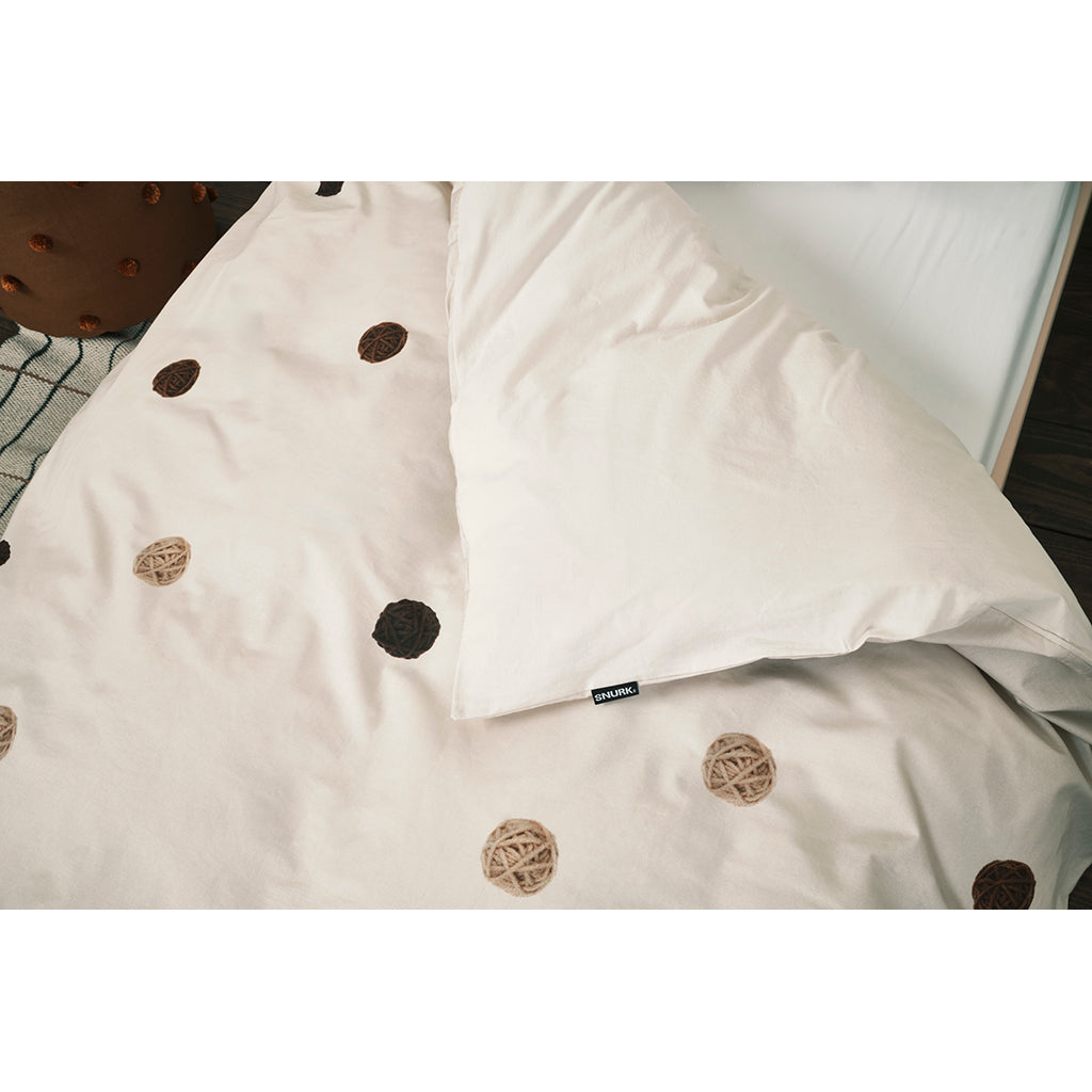 Snurk voksensengetøj, økologisk - Kitten friends