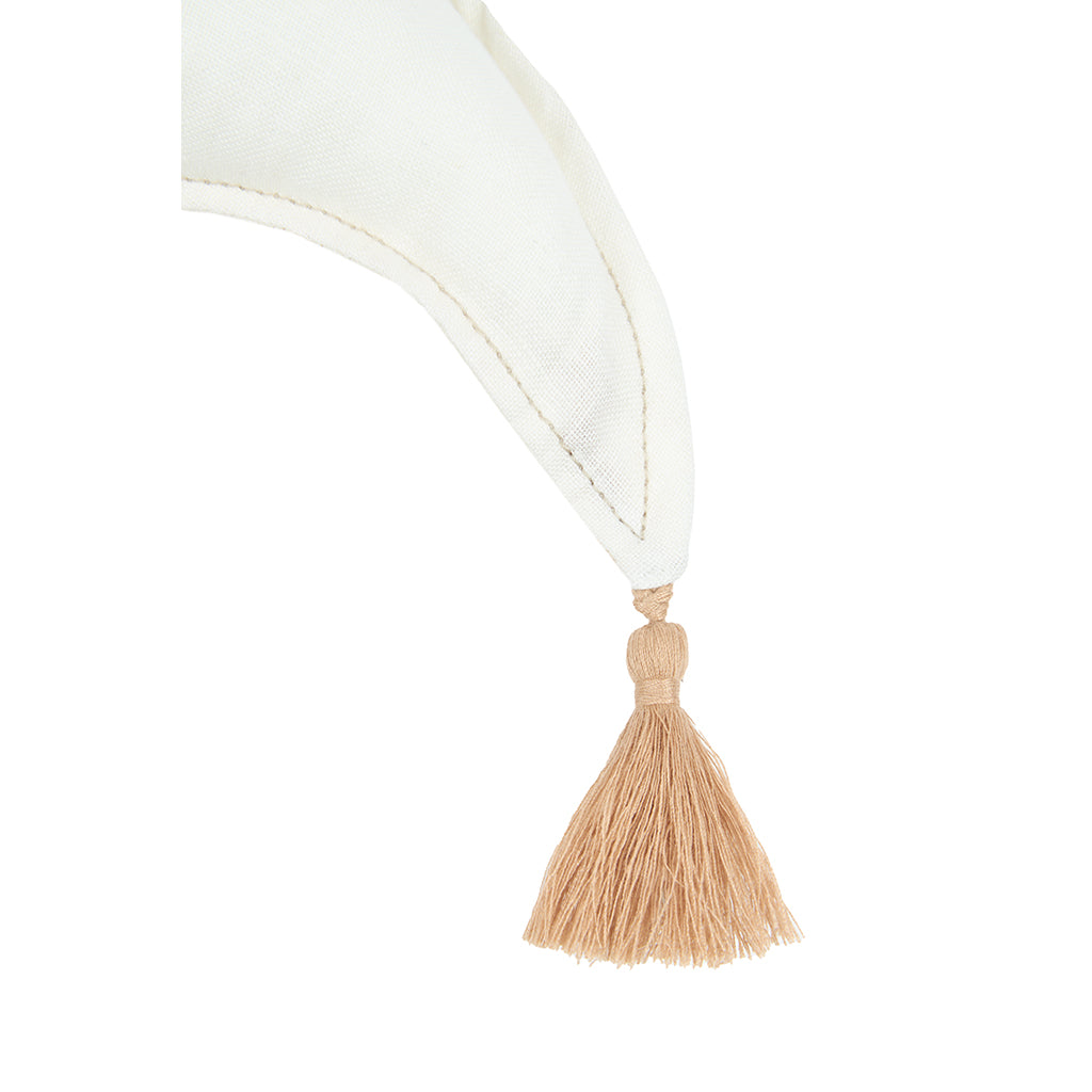 Nobodinoz månepude, vasket fransk hør - Off white