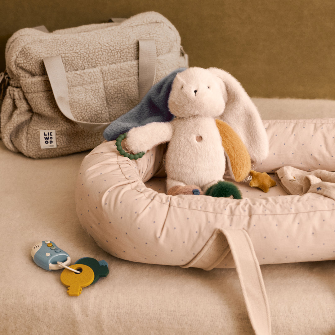 Liewood pusletaske i fleece, Carly - Mist
