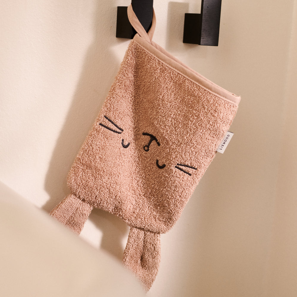 Liewood vaskeklude med dyremotiver, 3-pak, Sylvester - Pale Tuscany Mix