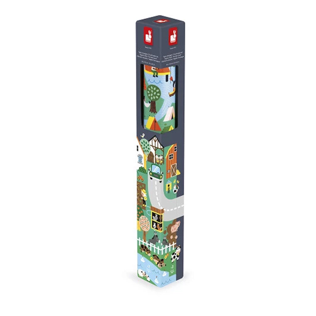 Janod Legetæppe med veje, Landskab