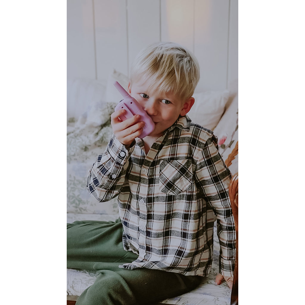 Lalarma walkie talkie til børn, mint