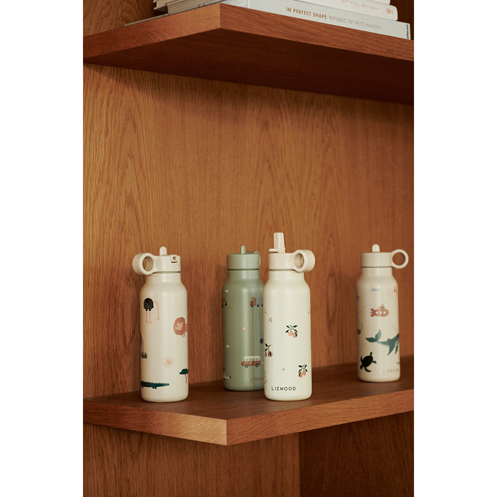Liewood Falk water bottle, termoflaske 350 ml. - Safari Sandy Mix