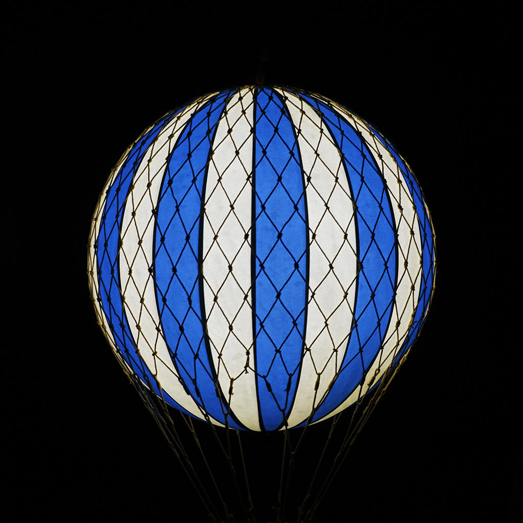 LED Luftballon, Royal Aero blue - 32 cm