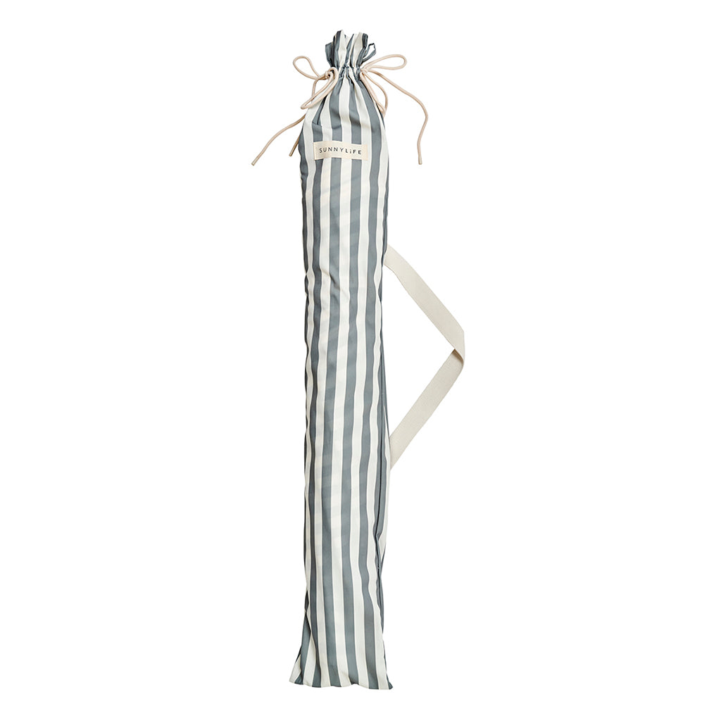 Sunnylife Luxe strandparasol, UP50+ faktor - Seagrass stripe