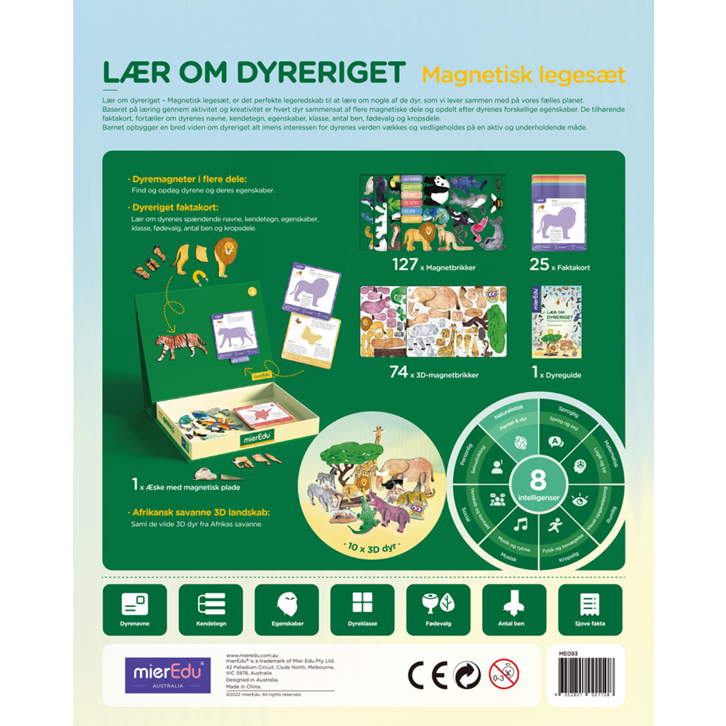 mierEdu, Magnetisk legesæt - Lær om dyreriget