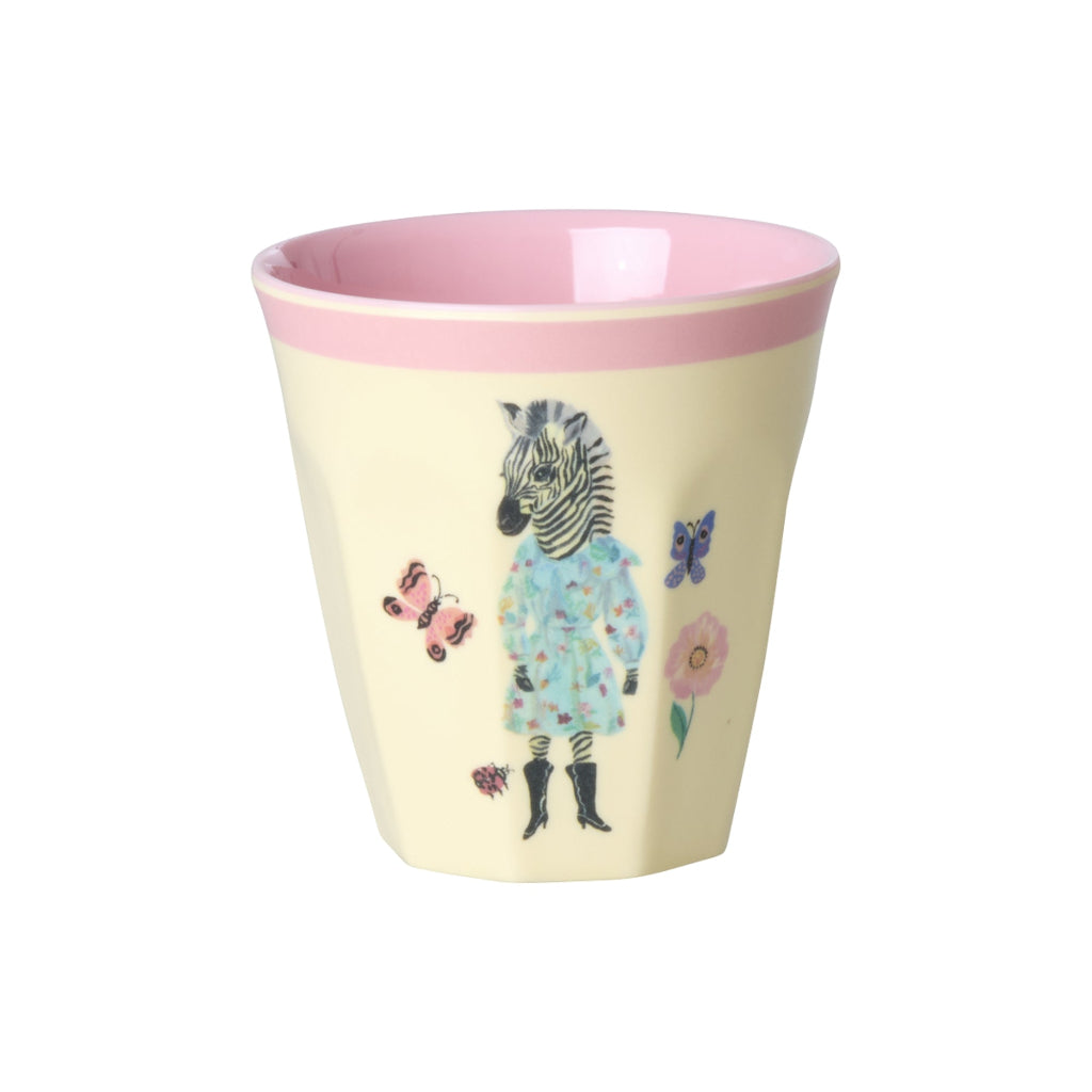 Rice melamin kopper, Multifarvet, Nathalie Lété Print, 6-pak - Small