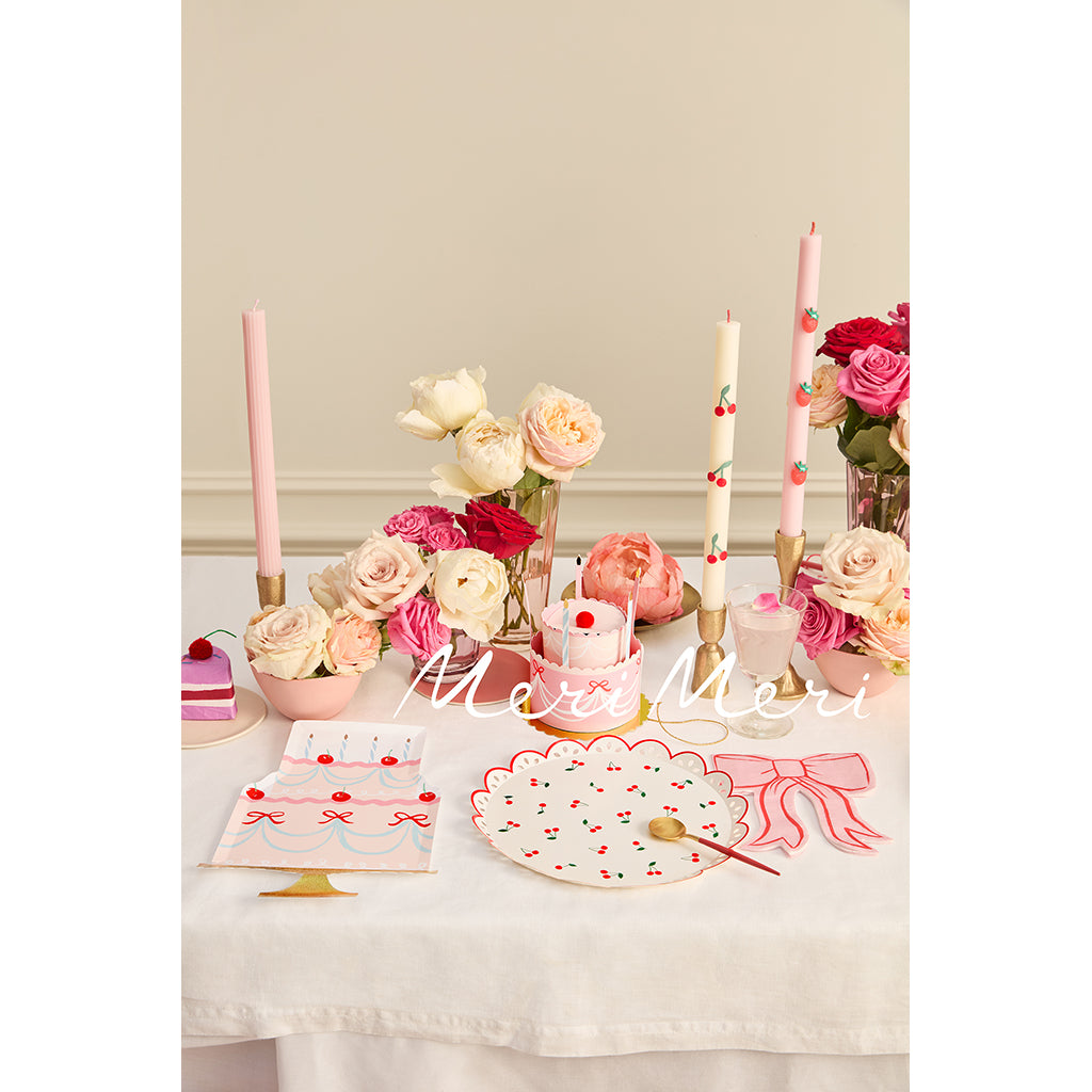 Meri Meri guirlande, Cherry honeycomb - 2.2 m