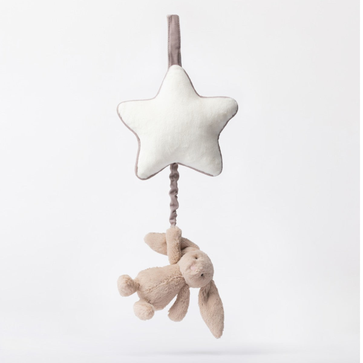 Baby Jellycat spilledåse, Bashful kanin - Beige