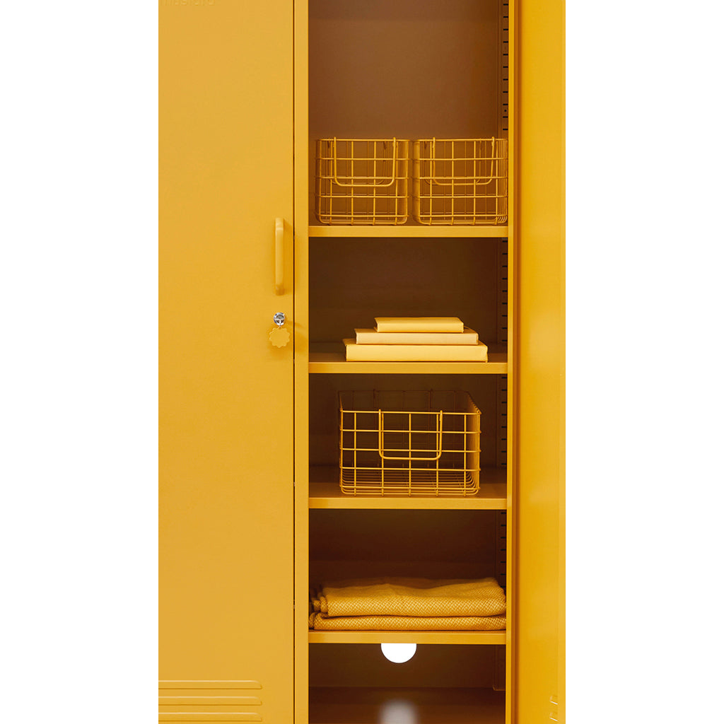 Mustard Made Baskets, sæt m. 3 trådkurve - Mustard ORDRE EFTER 11/12-25 BLIVER FØRST LEVERET I JANUAR 26