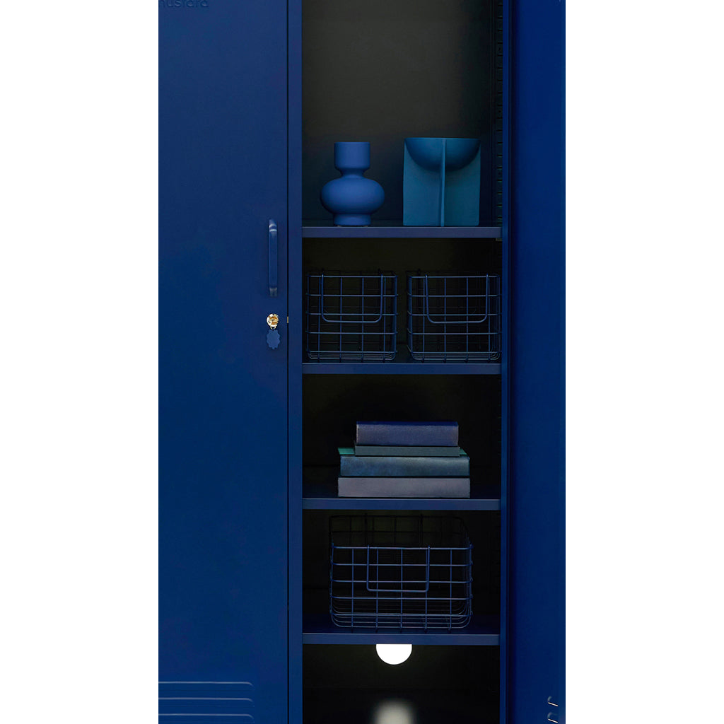 Mustard Made Baskets, sæt m. 3 trådkurve - Navy ORDRE EFTER 11/12-25 BLIVER FØRST LEVERET I JANUAR 26