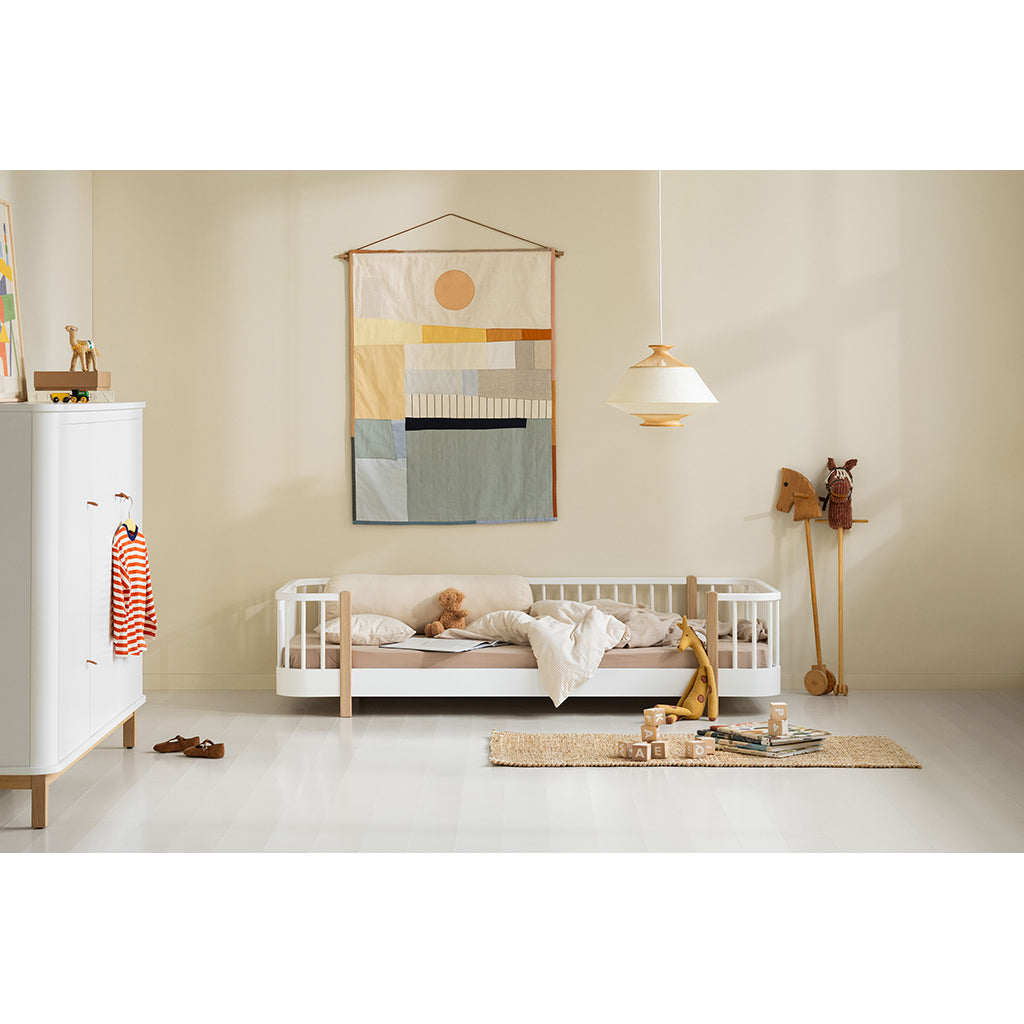 Oliver Furniture, Wood Original hus uden telt - Hvid/eg