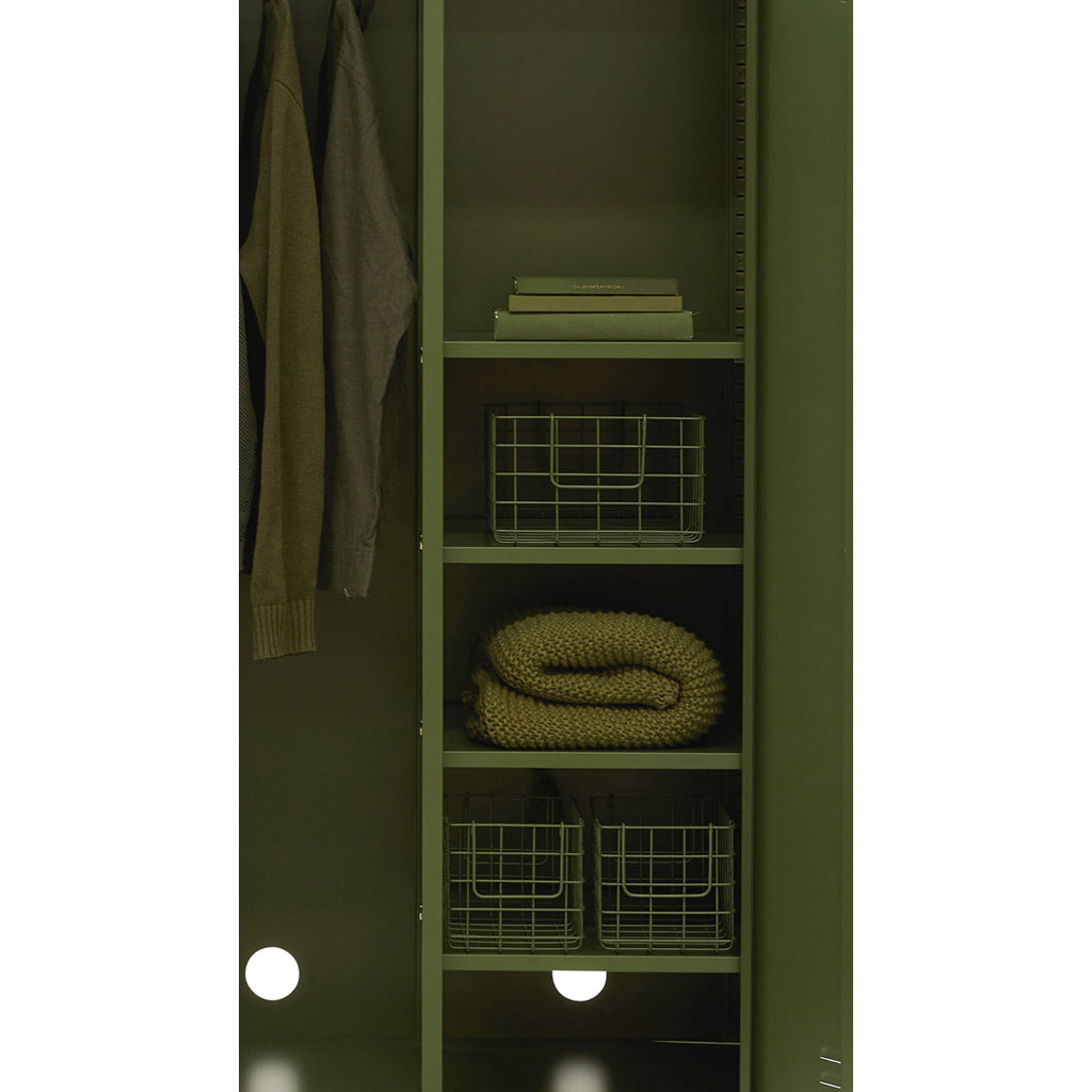 Mustard Made Baskets, sæt m. 3 trådkurve - Olive ORDRE EFTER 11/12-25 BLIVER FØRST LEVERET I JANUAR 26