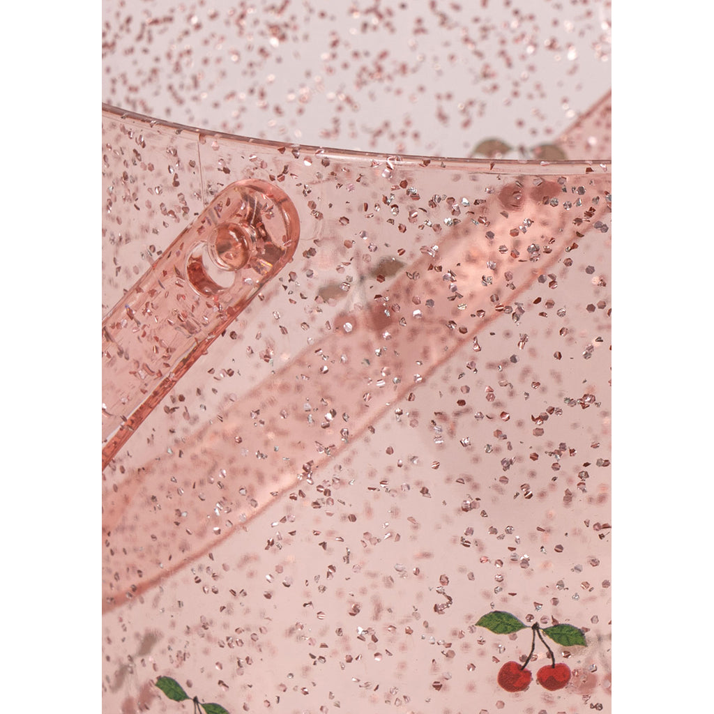 Konges Sløjd Strandsæt, Glitter spand og skovl - Cherry