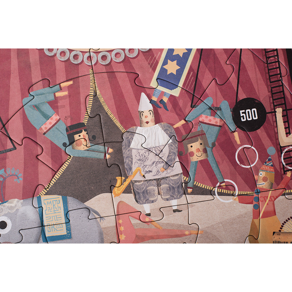 Londji puslespil, rundt, Circus round - 36 brikker