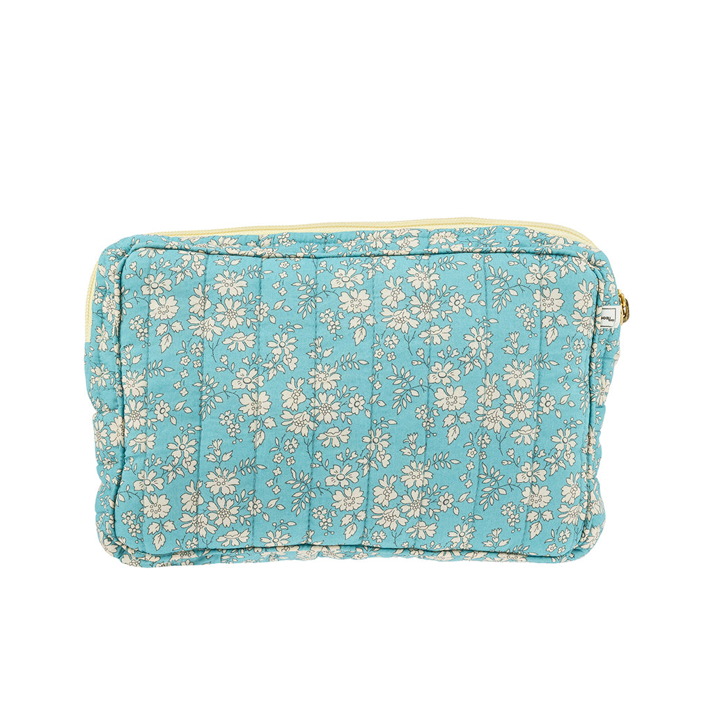 Bon Dep Pouch small, toilettaske med Liberty - Capel soft teal