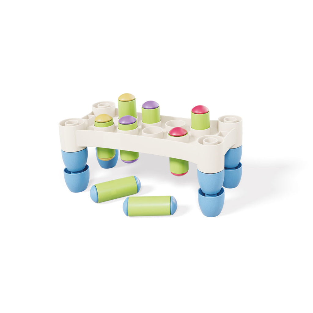 Quercetti PlayEco+ hammerspil, Hammer Peggy - Fra 18 mdr.