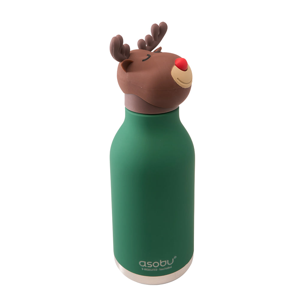 Asobu Bestie Animal termo drikkedunk, 460 ml. - Rensdyr