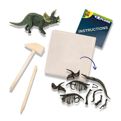 SES Creative, Explore, Udhug - Triceratops og skelet