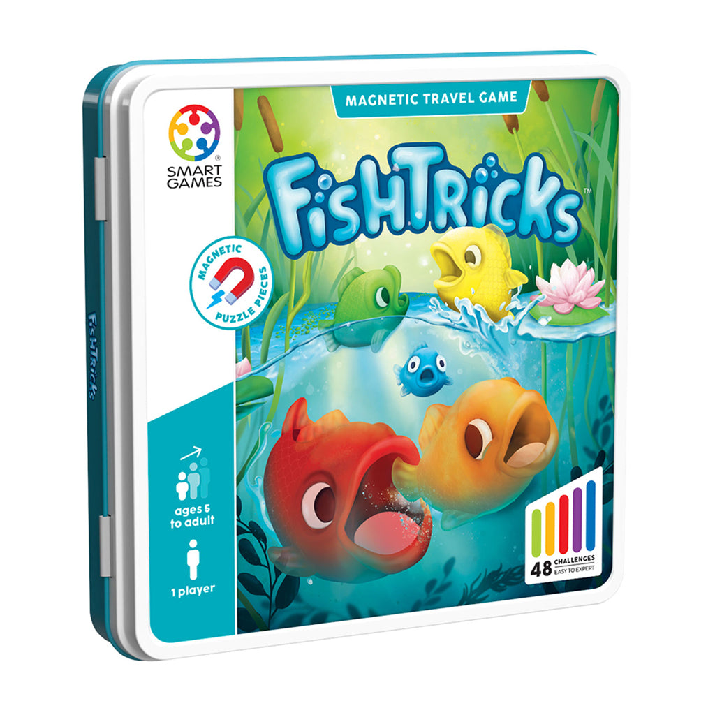 SmartGames FishTricks, Magnetisk rejsespil med fiske-finter