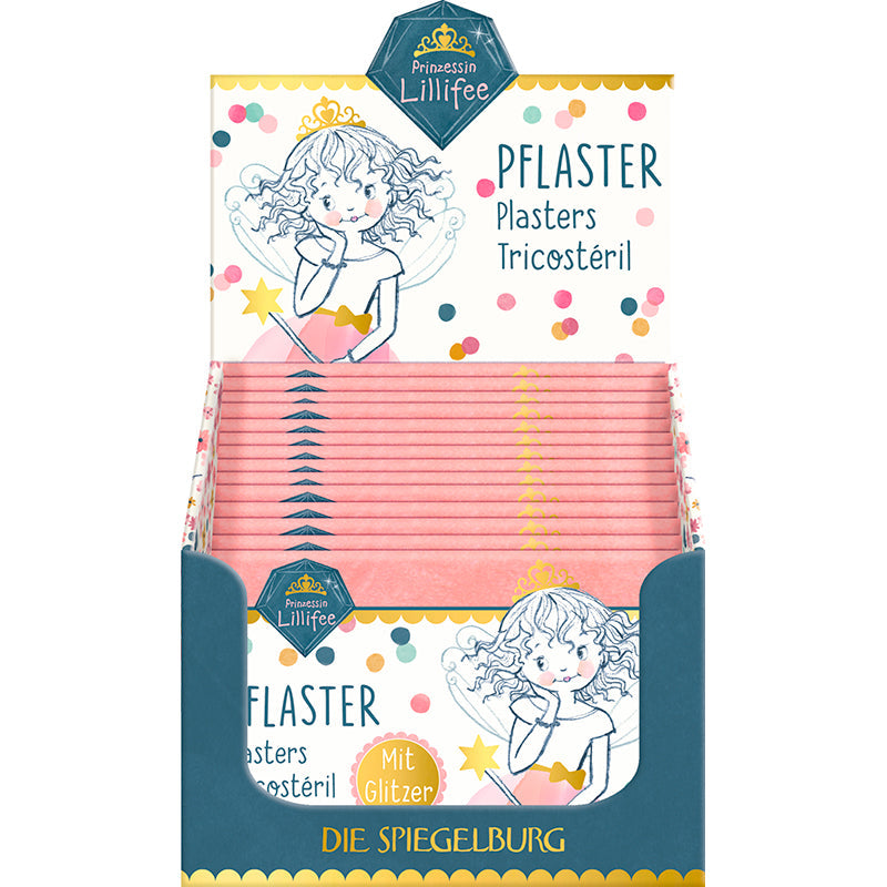 Prinsesse Lillefe plaster m. glitter