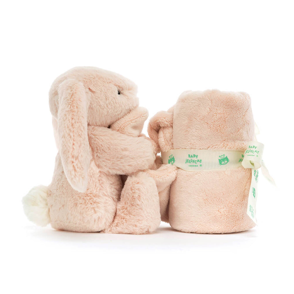 Baby Jellycat bamse, Bashful nusseklud - Blush kanin